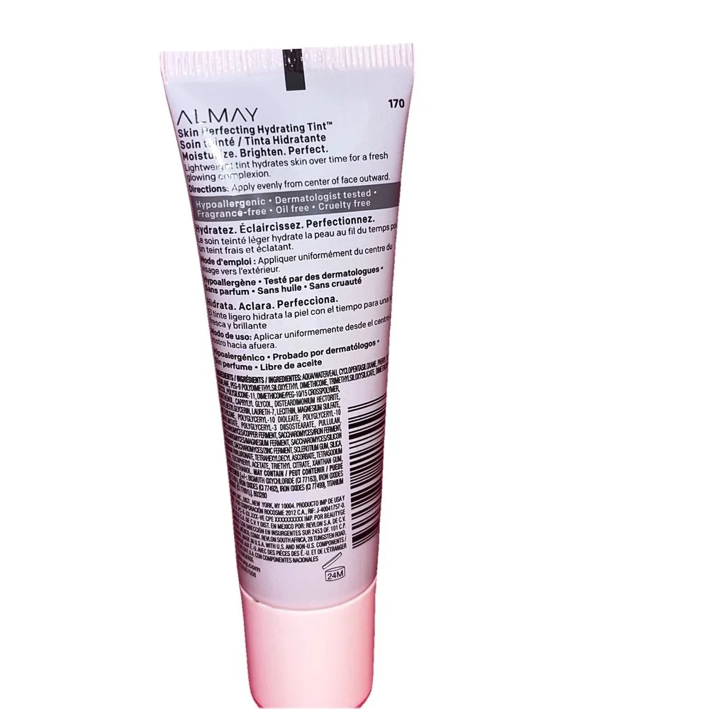 Almay Skin Perfecting Hydrating Tint‎ Liquid Foundation Mocha 170